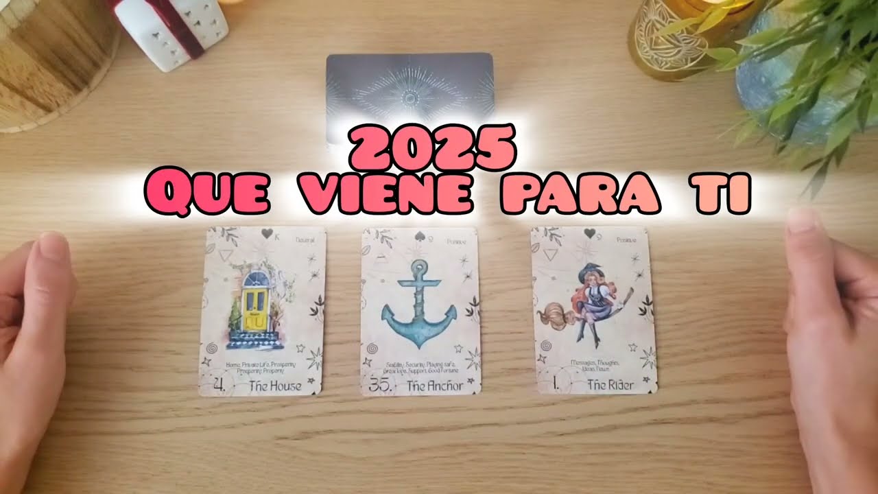 ✨ QUE VIENE PARA TI EN 2025 • 𝐄𝐥𝐢𝐠𝐞 𝐮𝐧𝐚 𝐂𝐀𝐑𝐓𝐀 • LECTURA TAROT INTERACTIVO🌸