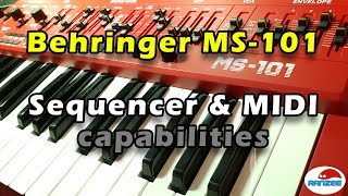 Behringer MS-1 / MS-101 Sequencer and MIDI capabilities