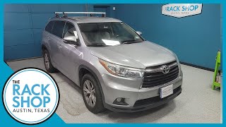 2014-2019 Toyota Highlander Thule WingBar Evo Fixpoint Evo Roof Rack | The Rack Shop - Austin, TX