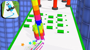 Crayon Rush 3D ​- All Levels Gameplay Android,ios (Levels 329-331)