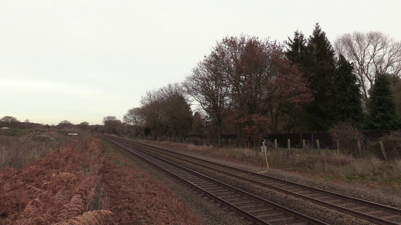 Greater Anglia Stadler Flirt 755416 passes Howletts Loke, Salhouse