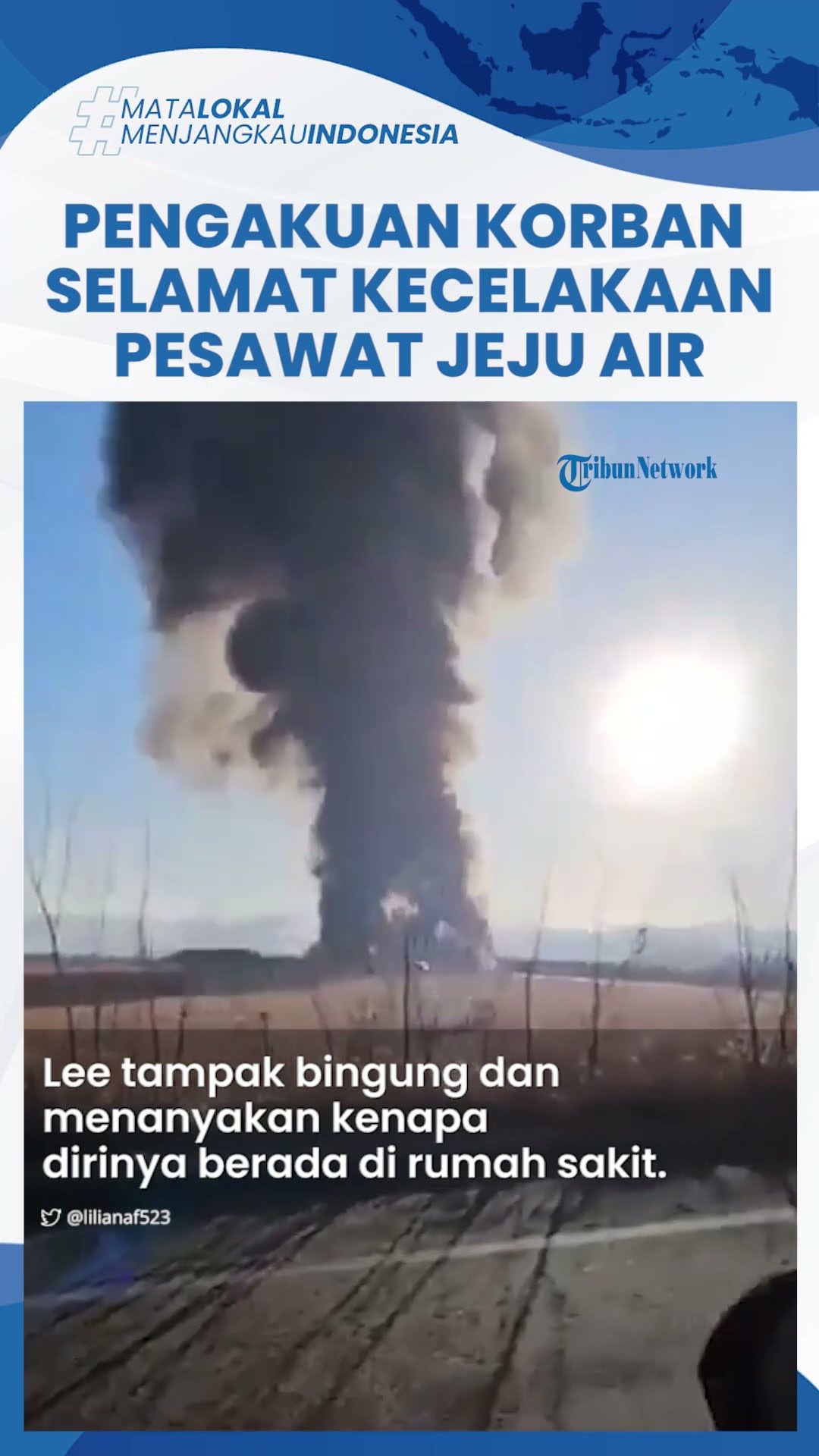 Pengakuan Korban Selamat Tragedi Pesawat Jeju Air: Sempat Bingung hingga Sadar Telah Diselamatkan
