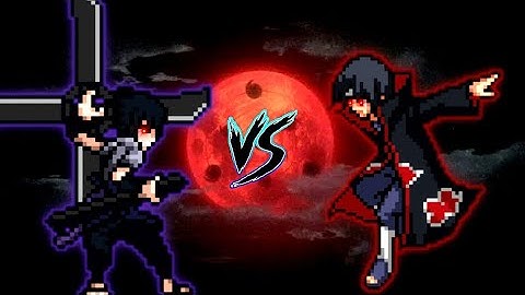 Sasuke Rinnegan V3 OP VS Itachi S1 OP in Jump Force Mugen