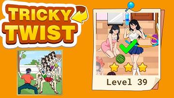 Tricky twist puzzle level 39 solution walkthrough 