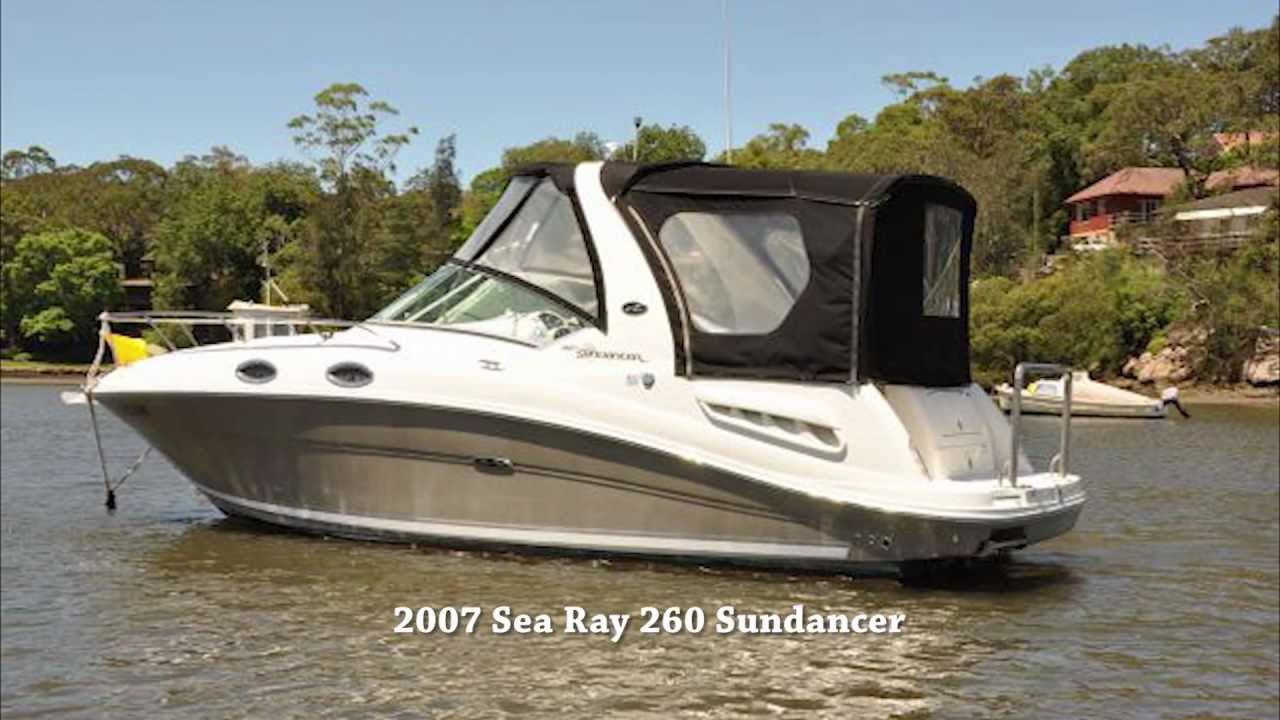 2007 Sea Ray 260 Sundancer - YouTube
