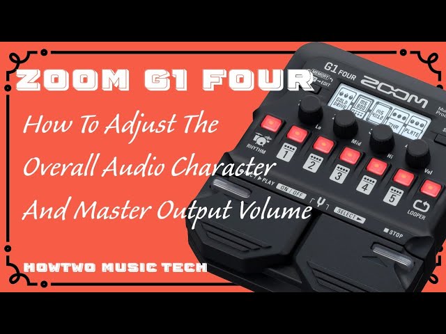 002 How To Switch The Unit On/Off ZOOM G1 FOUR - YouTube