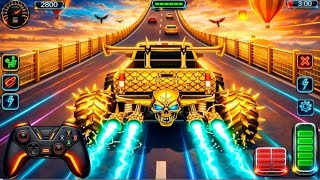 🚨Monster Truck Mega Ramp Extreme Racing Mega Ramp Extreme stunts💥Insane Crash Stunts (part 19)