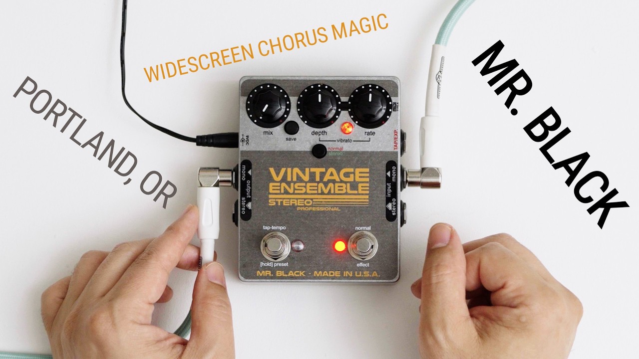 Guitar Pedal X - News - Mr. Black's Vintage Ensemble Stereo