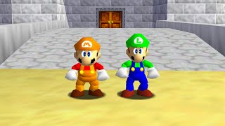 New Orange Mario And Luigi In Super Mario 64 - Full Game Walkthrough