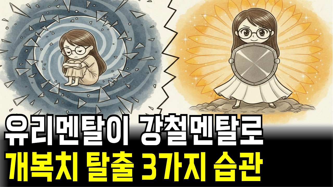 유리멘탈이 강철멘탈로 바뀌는 뇌과학적 습관 3가지 | 개복치 탈출