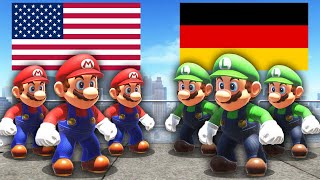 AMERICA vs GERMANY in Mario Odyssey Online