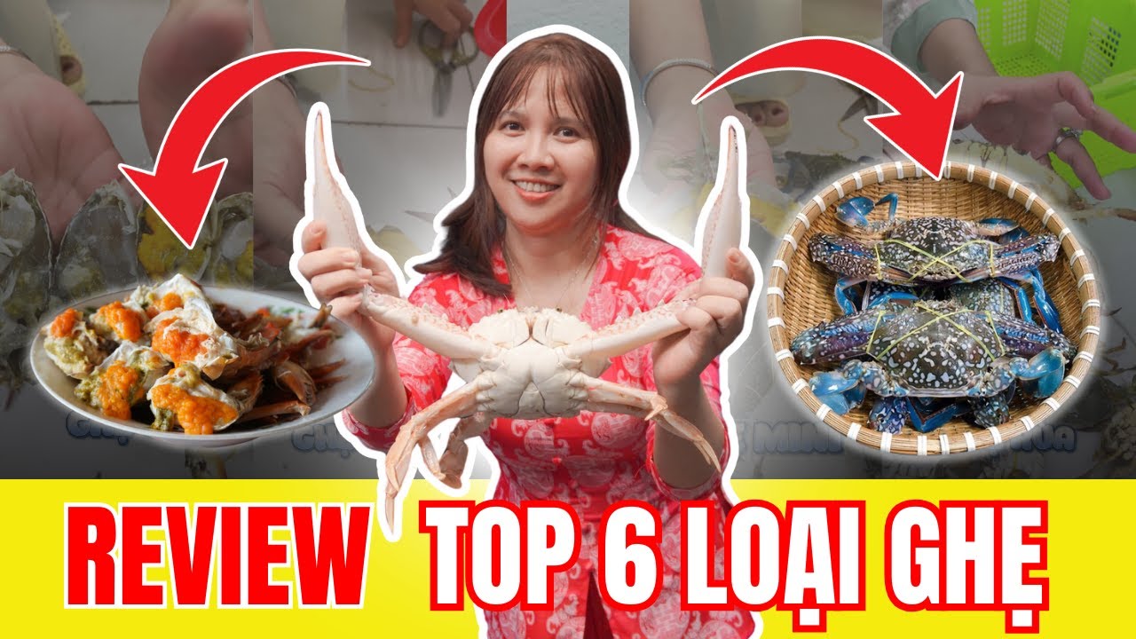 REVIEW TOP 6 LOẠI GHẸ TẠI NHÀ HẢI SẢN LỘC