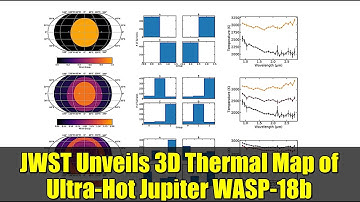JWST Unveils 3D Thermal Map of Ultra-Hot Jupiter WASP-18b | Exoplanet Atmospheres Explained