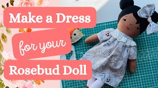 Doll Dress Tutorial with Free Printable Pattern Pieces!