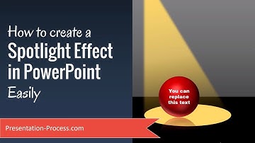 How to Create Spotlight Effect in PowerPoint Easily
