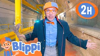 Blippi The Mail Carrier + 2 Hours of Blippi | Kids Cartoons | Party Playtime!