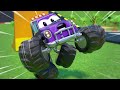 Learn about Safety | Monster Truck Gets Hurt After Stunt | Vehicle Repair | Kids Cartoon