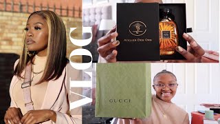 VLOG: Hair, Makeup + Unboxing Birthday Gifts | South African YouTuber | Kgomotso Ramano