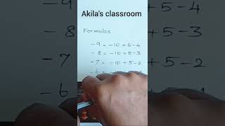 ABACUS Combined formulas | learn abacus formula