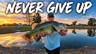One Cast Changed Everything... NEW PB (Bass Fishing Fort Worth Ponds with GeeCrack Crackdown)