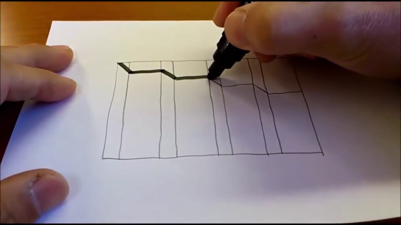 So easy How to draw 3D worm holes on paper  Simple magic  Did you know   YouTube