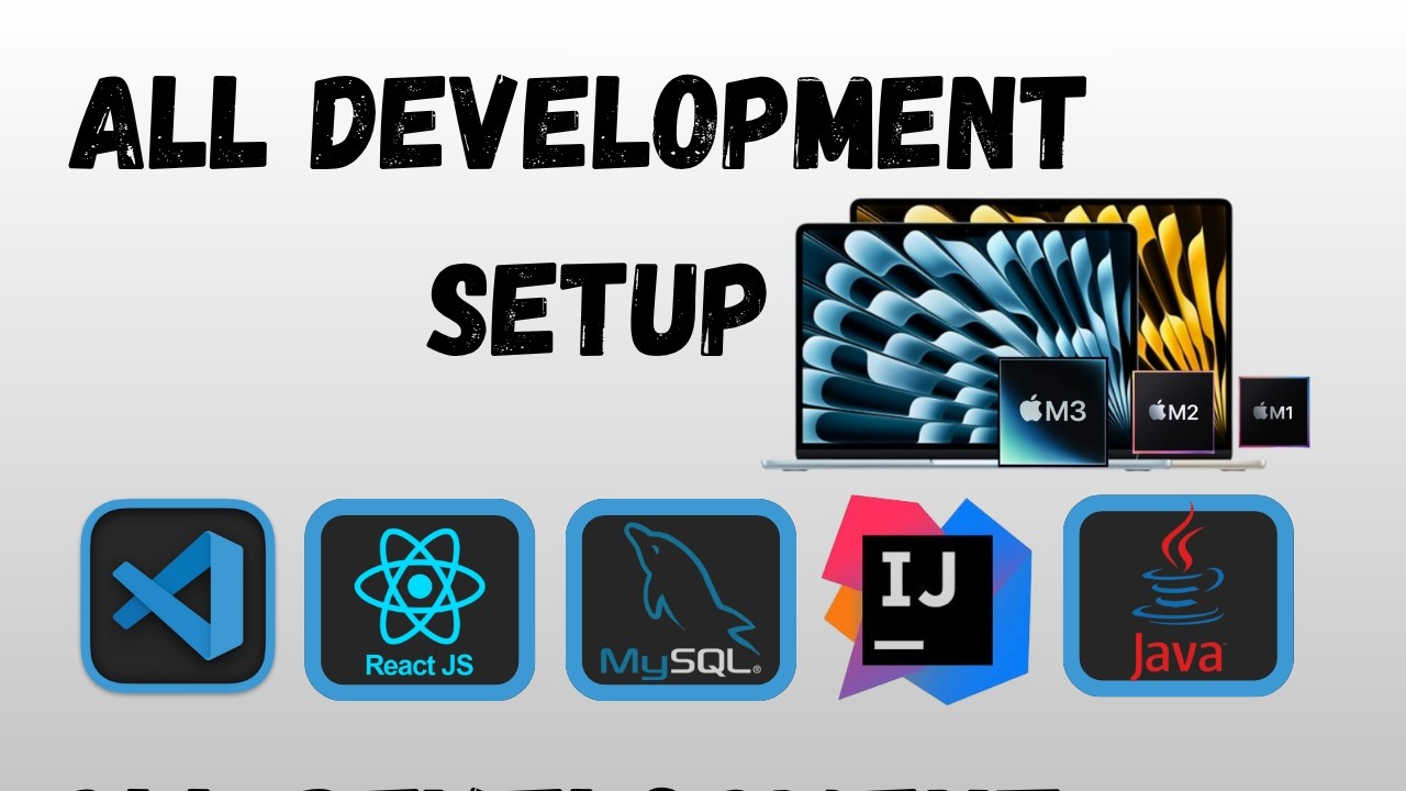 New MacBook Development Setup | Java JDK, IntelliJ, React, MySQL ...
