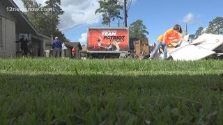 Veteran's group pitches in to clean up Vidor vet's home after Imelda flooding