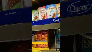 Checking out Chocolate at Aldi