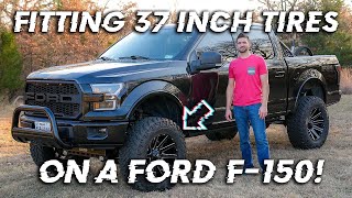 Lifted Ford F150 on 37' Nitto Trail Grappler M/T | Built2Wander