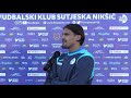 FK Sutjeska - Press Conference (Telekom 1. CFL R13/36)