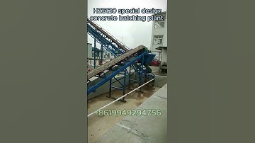 HZS120 special design concrete batching plant || Hengyuan concrete machines