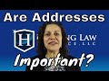 Why Are Addresses So Important?