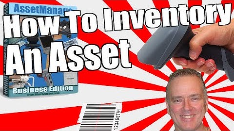 AssetManage Asset Software - How to Inventory an Asset