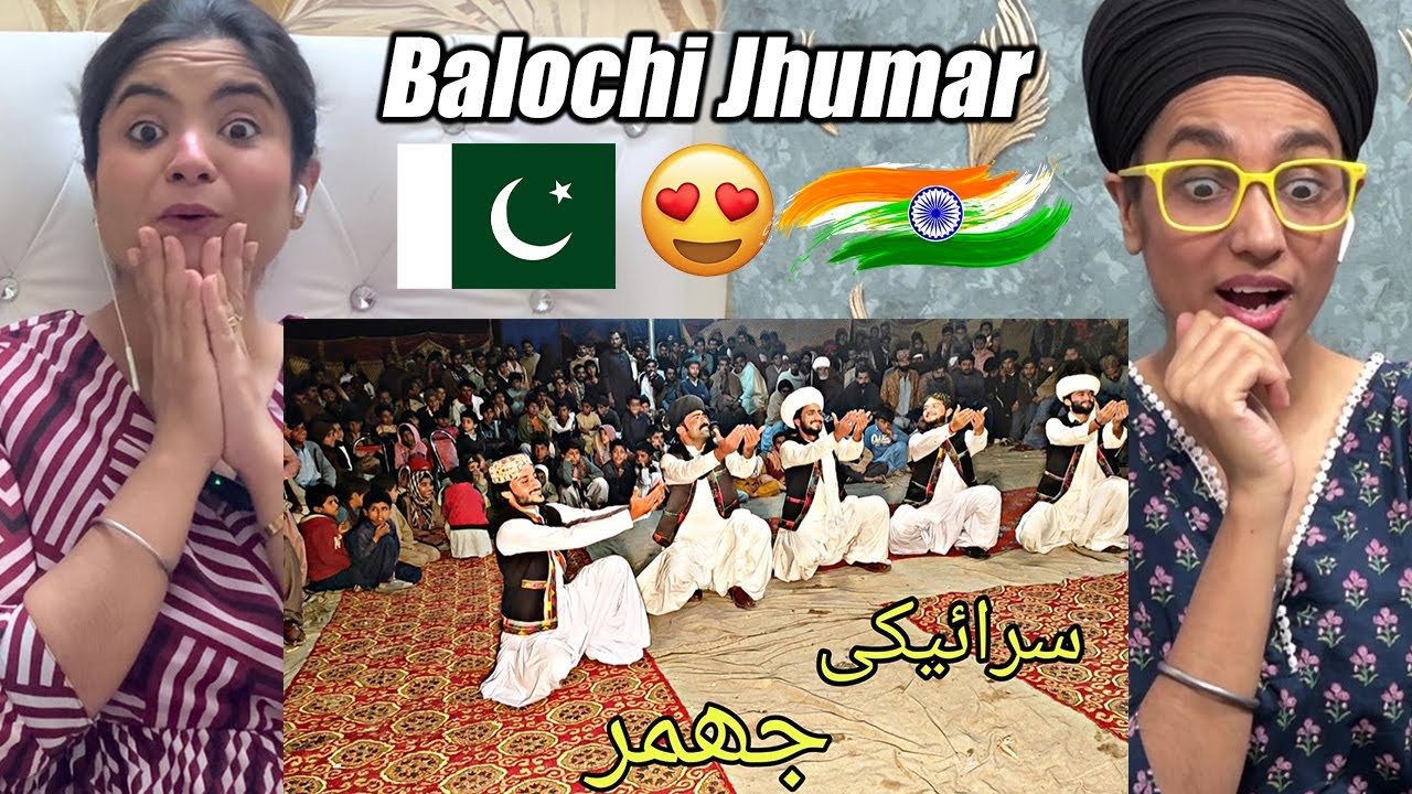 Indians React to Balochi jhumar | saraiki jhumar | mianwali jhumar