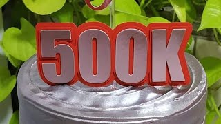 Bolo 500Mil inscritos