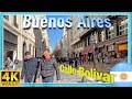 【4K】WALK San Telmo BOLIVAR St walking tour 4k Buenos Aires