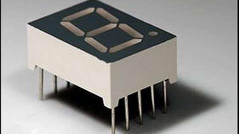 Controling a 7 Segment Display using PIC (CCS)