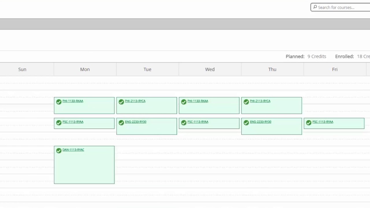 Student Planning Overview FL17 1 - YouTube