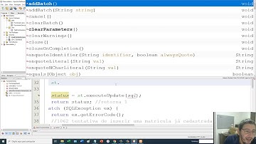 Java CRUD - Aula 11 - PARTE IV - Salvar dados no Banco de dados com INSERT parametrizado