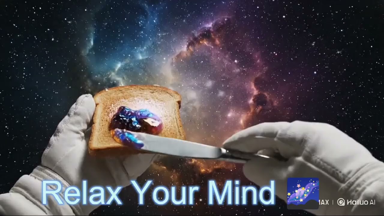 Spreading Galaxy Jam on Toast 🌌🍞 | ASMR Satisfying 