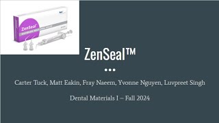 Wiki Project Group 3 - ZenSeal