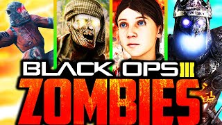 All ZOMBIES CHRONICLES EASTER EGGS (Day 2 until PB) [Call of Duty: Black Ops 3 Zombies]