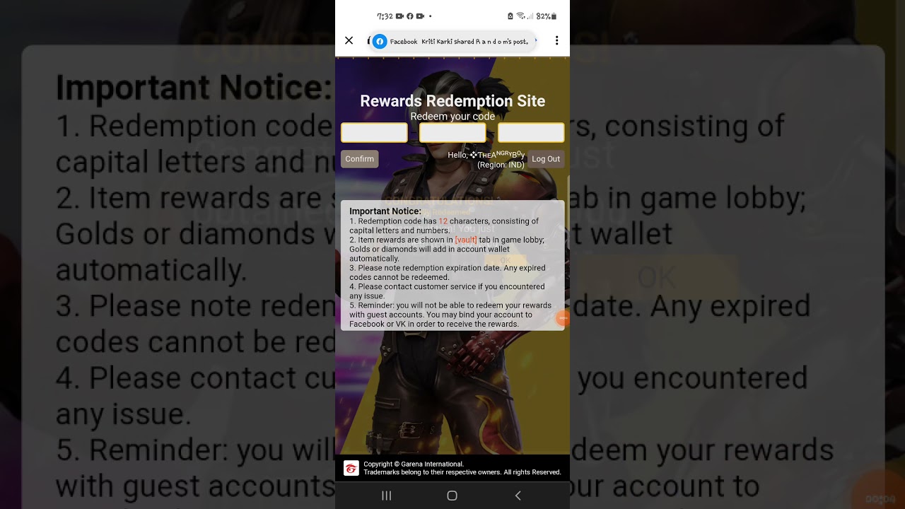 Redeem code 29 november for 22 hours