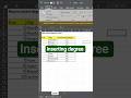 How to insert (degree) in excel