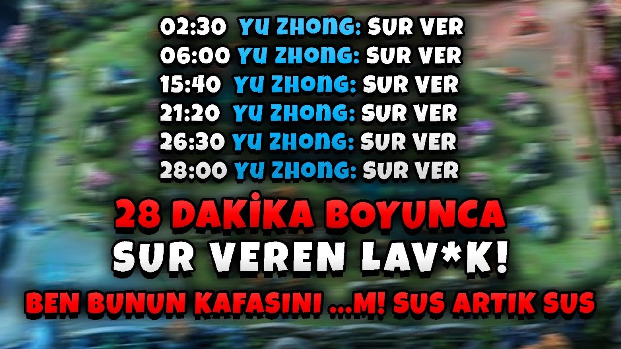 SENİN KAFANI ….M 28 DAKİKA BOYUNCA SUR VEREN TROLL L*VUKLA MÜCADELE ETMEYE ÇALIŞMAK - Mobile Legends