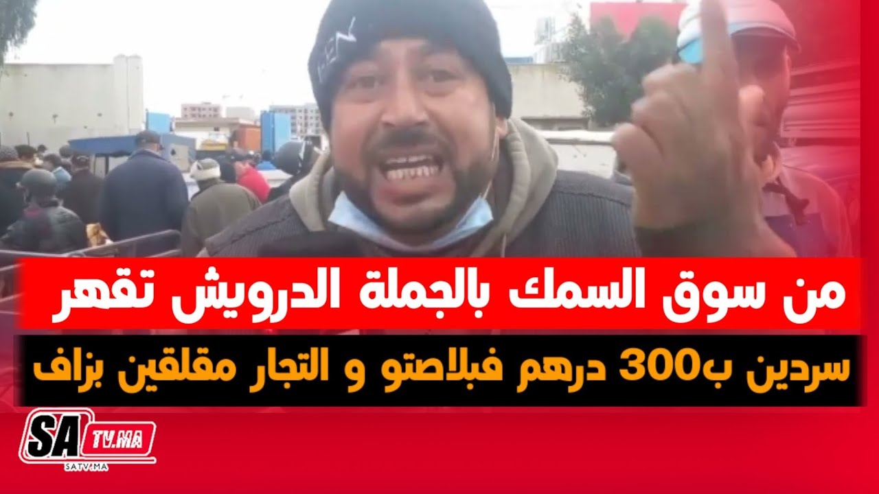 البيضاء : من سوق السمك بالجملة الدرويش تقهر سردين ب300 درهم فبلاصتو و التجار مقلقين بزاف .. تفاصيل البيضاء : من سوق السمك بالجملة الدرويش تقهر سردين ب300 درهم فبلاصتو و التجار مقلقين بزاف .. تفاصيل