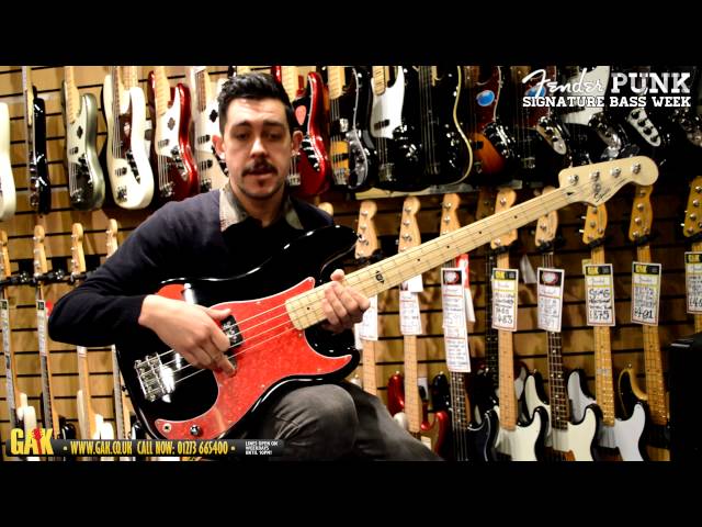 Squier - Pete Wentz Precision Bass Demo at GAK! - YouTube