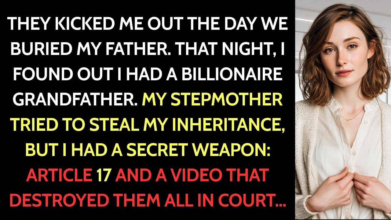 I Was Kicked Out After Dad's Funeral—A Man In A Limousine Followed Me Home… My Rich Grandpa...