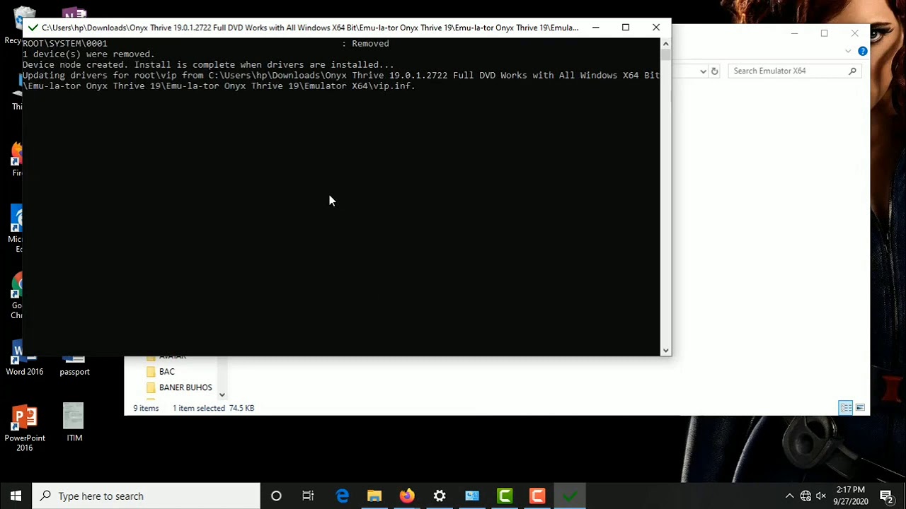 Complete Install Video ONYX THRIVE 19.0 WORKING