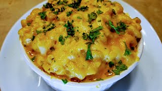 Personal Mac and Cheese Bowl with Garlic Butter Lump Crab